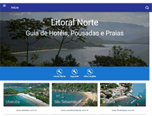 Tablet Screenshot of litoralnorte.com.br